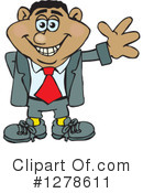 Businessman Clipart #1278611 by Dennis Holmes Designs