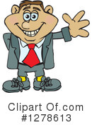 Businessman Clipart #1278613 by Dennis Holmes Designs