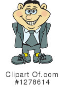 Businessman Clipart #1278614 by Dennis Holmes Designs