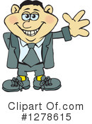 Businessman Clipart #1278615 by Dennis Holmes Designs
