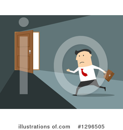 Royalty-Free (RF) Businessman Clipart Illustration by Vector Tradition SM - Stock Sample #1296505
