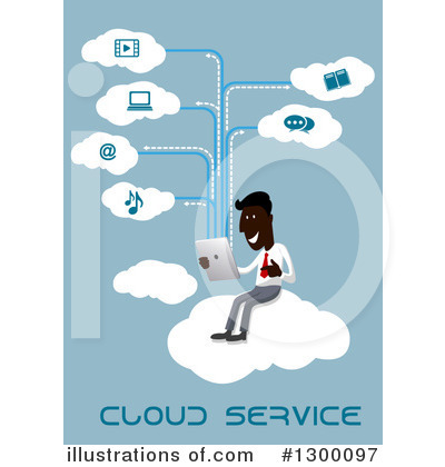 The Cloud Clipart #1300097 by Vector Tradition SM