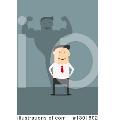 Royalty-Free (RF) Businessman Clipart Illustration by Vector Tradition SM - Stock Sample #1301802