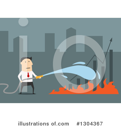 Royalty-Free (RF) Businessman Clipart Illustration by Vector Tradition SM - Stock Sample #1304367