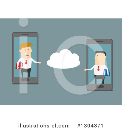 Royalty-Free (RF) Businessman Clipart Illustration by Vector Tradition SM - Stock Sample #1304371