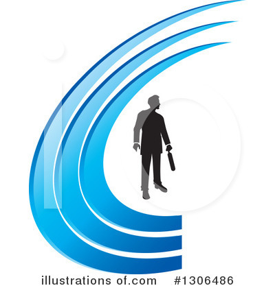 Royalty-Free (RF) Businessman Clipart Illustration by Lal Perera - Stock Sample #1306486