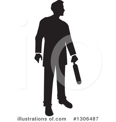 Royalty-Free (RF) Businessman Clipart Illustration by Lal Perera - Stock Sample #1306487