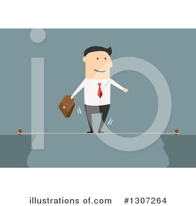 Royalty-Free (RF) Businessman Clipart Illustration by Vector Tradition SM - Stock Sample #1307264