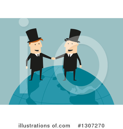 Royalty-Free (RF) Businessman Clipart Illustration by Vector Tradition SM - Stock Sample #1307270