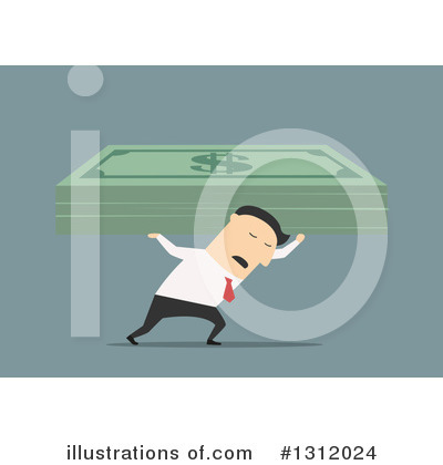 Royalty-Free (RF) Businessman Clipart Illustration by Vector Tradition SM - Stock Sample #1312024