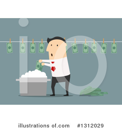 Royalty-Free (RF) Businessman Clipart Illustration by Vector Tradition SM - Stock Sample #1312029