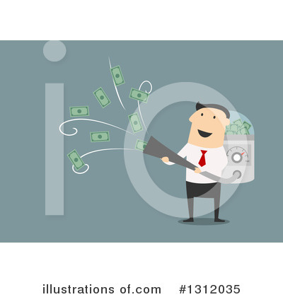 Royalty-Free (RF) Businessman Clipart Illustration by Vector Tradition SM - Stock Sample #1312035