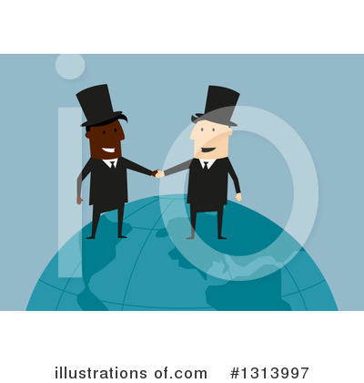 Royalty-Free (RF) Businessman Clipart Illustration by Vector Tradition SM - Stock Sample #1313997