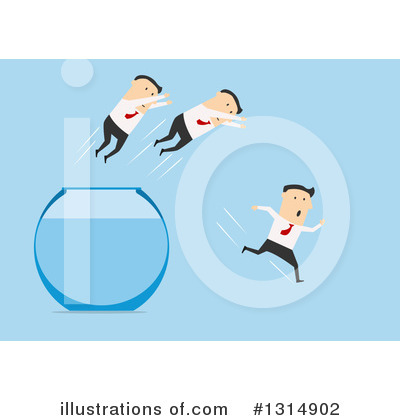 Royalty-Free (RF) Businessman Clipart Illustration by Vector Tradition SM - Stock Sample #1314902