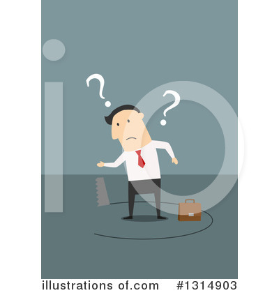 Royalty-Free (RF) Businessman Clipart Illustration by Vector Tradition SM - Stock Sample #1314903