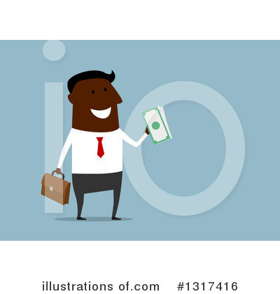 Royalty-Free (RF) Businessman Clipart Illustration by Vector Tradition SM - Stock Sample #1317416