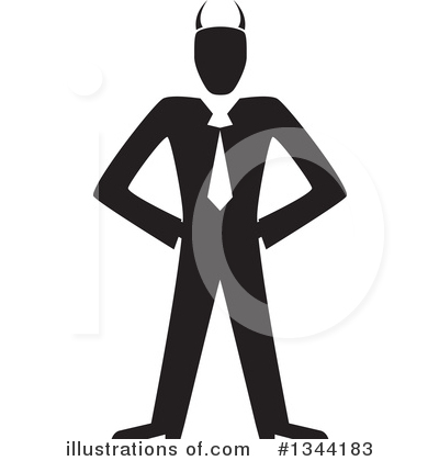 Royalty-Free (RF) Businessman Clipart Illustration by ColorMagic - Stock Sample #1344183