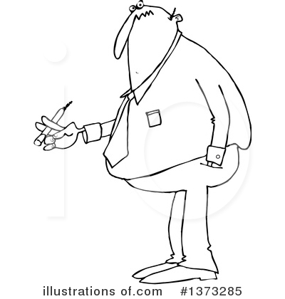 Royalty-Free (RF) Businessman Clipart Illustration by djart - Stock Sample #1373285