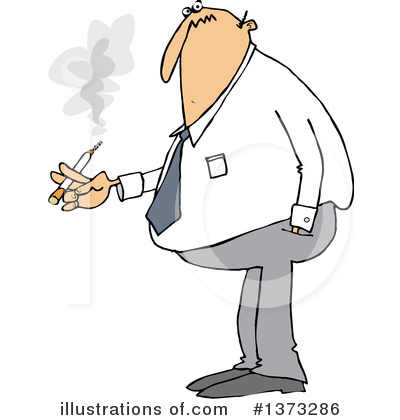 Smoking Clipart #1373286 by Dennis Cox