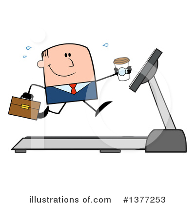 Royalty-Free (RF) Businessman Clipart Illustration by Hit Toon - Stock Sample #1377253