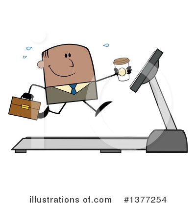 Royalty-Free (RF) Businessman Clipart Illustration by Hit Toon - Stock Sample #1377254