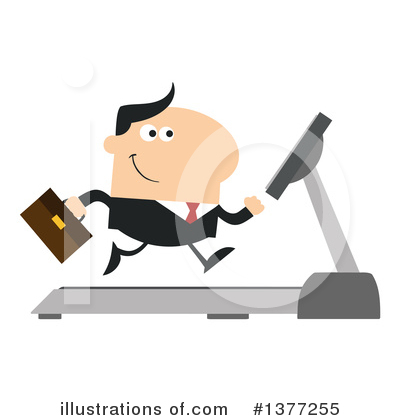 Royalty-Free (RF) Businessman Clipart Illustration by Hit Toon - Stock Sample #1377255