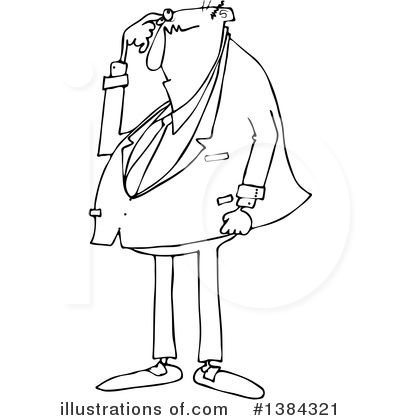 Royalty-Free (RF) Businessman Clipart Illustration by djart - Stock Sample #1384321