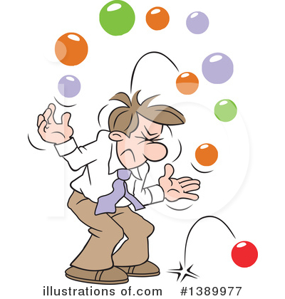 Juggling Clipart #1389977 by Johnny Sajem