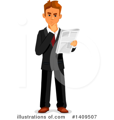 Job Seeker Clipart #1409507 by Vector Tradition SM