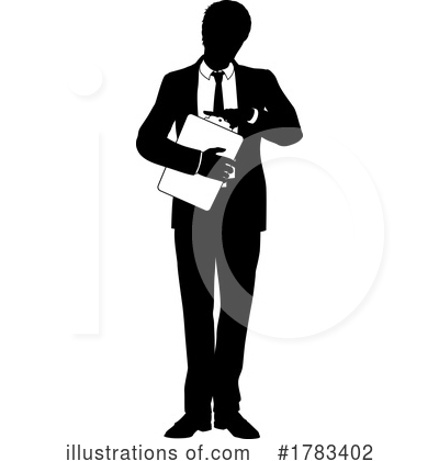 Royalty-Free (RF) Businessman Clipart Illustration by AtStockIllustration - Stock Sample #1783402