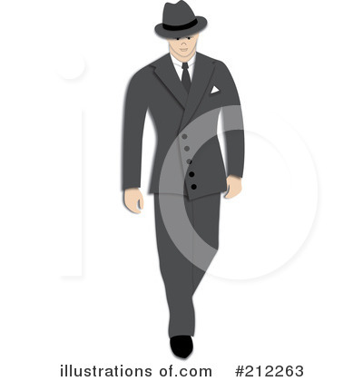 Royalty-Free (RF) Businessman Clipart Illustration by Pams Clipart - Stock Sample #212263