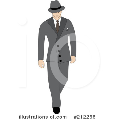 Royalty-Free (RF) Businessman Clipart Illustration by Pams Clipart - Stock Sample #212266