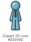 Businessman Clipart #220092 by Leo Blanchette