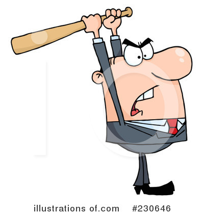 Royalty-Free (RF) Businessman Clipart Illustration by Hit Toon - Stock Sample #230646