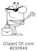 Businessman Clipart #230649 by Hit Toon