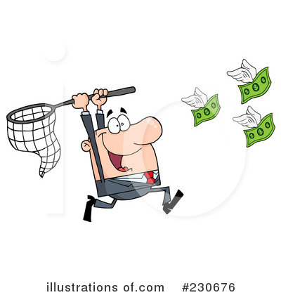 Royalty-Free (RF) Businessman Clipart Illustration by Hit Toon - Stock Sample #230676