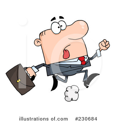 Royalty-Free (RF) Businessman Clipart Illustration by Hit Toon - Stock Sample #230684