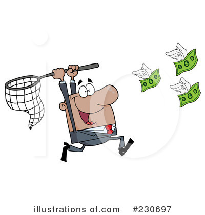 Royalty-Free (RF) Businessman Clipart Illustration by Hit Toon - Stock Sample #230697