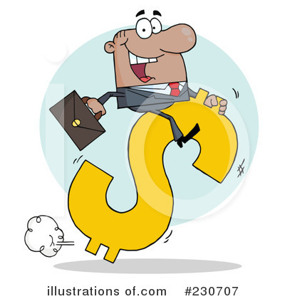 Royalty-Free (RF) Businessman Clipart Illustration by Hit Toon - Stock Sample #230707