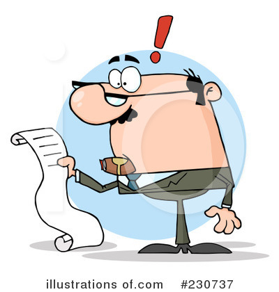 Royalty-Free (RF) Businessman Clipart Illustration by Hit Toon - Stock Sample #230737