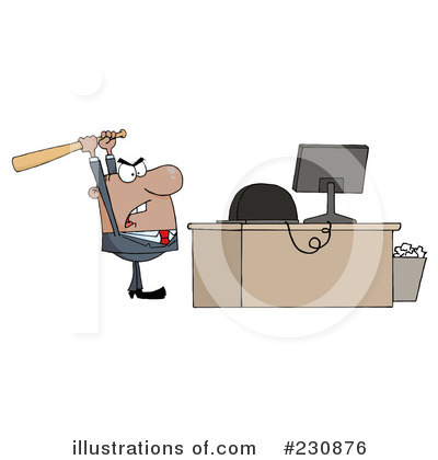 Royalty-Free (RF) Businessman Clipart Illustration by Hit Toon - Stock Sample #230876