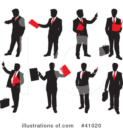 Royalty-Free (RF) Businessman Clipart Illustration by Paulo Resende - Stock Sample #41020
