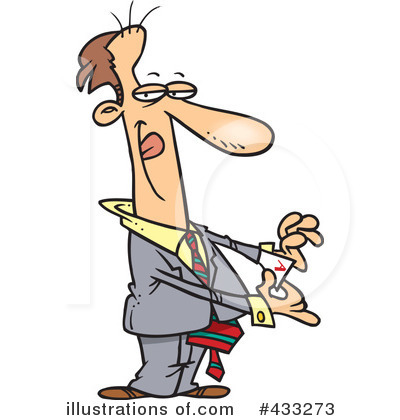 Royalty-Free (RF) Businessman Clipart Illustration by toonaday - Stock Sample #433273