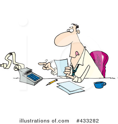 Accountant Clipart #433282 by toonaday
