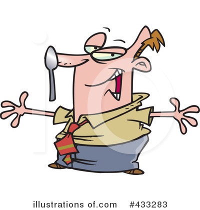 Royalty-Free (RF) Businessman Clipart Illustration by toonaday - Stock Sample #433283