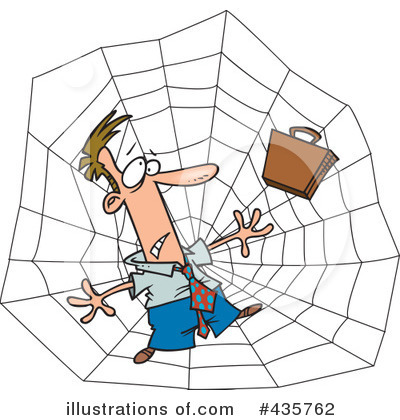 Spider Web Clipart #435762 by toonaday