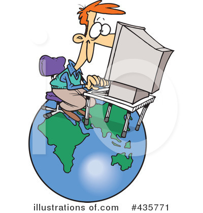 Globe Clipart #435771 by toonaday