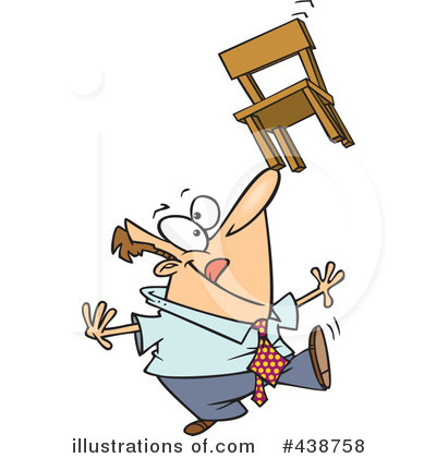 Royalty-Free (RF) Businessman Clipart Illustration by toonaday - Stock Sample #438758