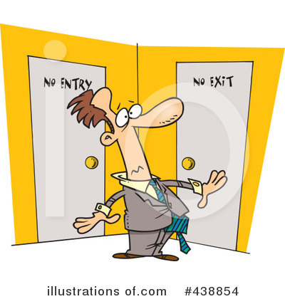 Stuck Clipart #438854 by toonaday