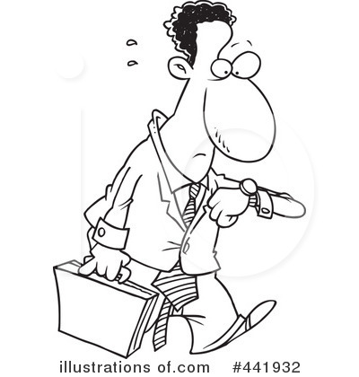 Royalty-Free (RF) Businessman Clipart Illustration by toonaday - Stock Sample #441932
